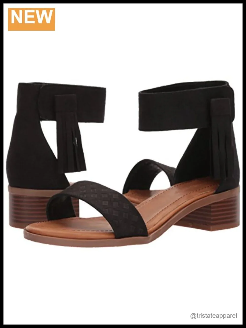 Women's Reece Platform Sandals Ankle Strap Hook & Loop Open Toe